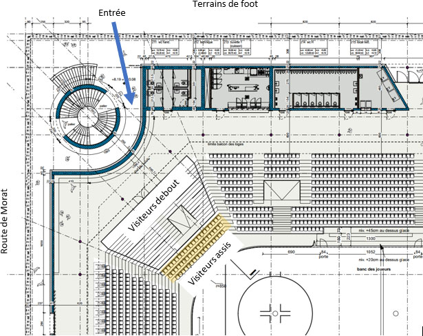 Plan secteur "Visiteurs"